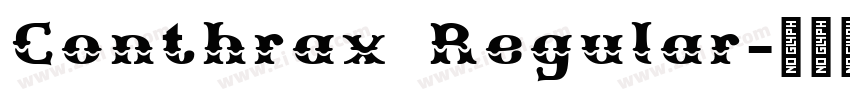 Conthrax Regular字体转换